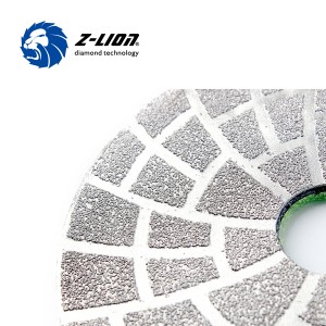 Z-Lion Vacuum Brazed Diamond Polishing Pads for Concrete Floor Grinding