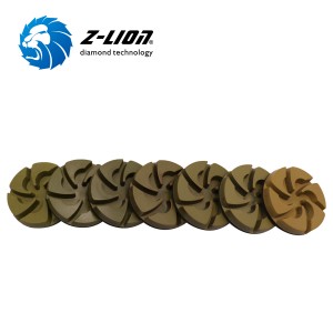 Z-LION 16KP resin diamond puck for polishing concrete and marble floors
