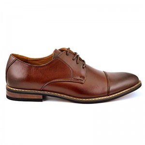 Men's Dress Shoes Formele Cap Toe Oxford Comfortable