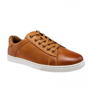 Fashion Non-Slip Low Top PU Leather Skateboard shoes for men