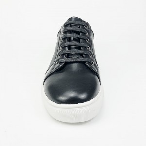 Factory Price Custom Logo Flat White Skateboard Men's Casual Shoes