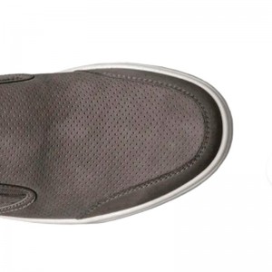Mocasines sin cordones para monopatín, otro zapato de cuero de PU personalizado al por mayor de moda