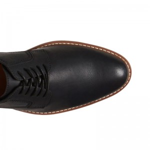 مردوں کے آرام دہ جوتے مصنوعی آکسفورڈ سیاہ