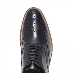 Модные броги на шнуровке, формальные офисные деловые мужские модельные туфли