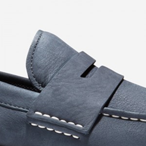 Slip Fesyen Gaya Baharu Pada Flat Kasual Loafers Kulit Suede Untuk Lelaki