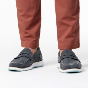 Új stílusú divatcipő alkalmi lapos velúrbőr cipők férfiaknak