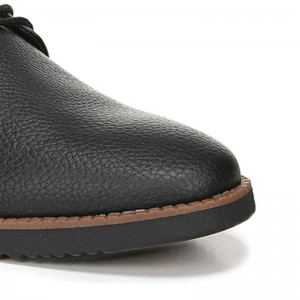 Producători de pantofi formali negri derby din piele personalizat pentru bărbați