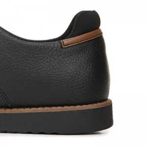 Custom Leather Derby Black Formal Shoes Manufacturers Para sa Mga Lalaki