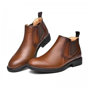 Elastyske Comfortable Casual Shoes Chelsea Boots Foar manlju