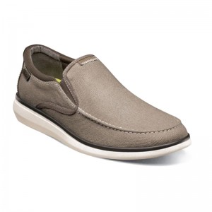 Factory Commodum khaki Color Canvas Flat Heel Casual Shoes For Men