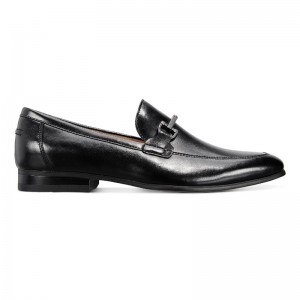 Business Fashion PU Leather Slip-on Black Dress Shoe para sa mga Lalaki