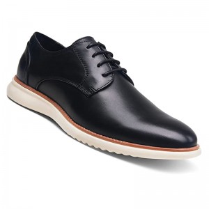 Hot Sale vrijetijdsschoenen voor heren Bruine zwarte PU-schoenen