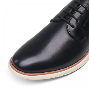Hot Sale Casual Shoes for Men Brown Black PU Shoes