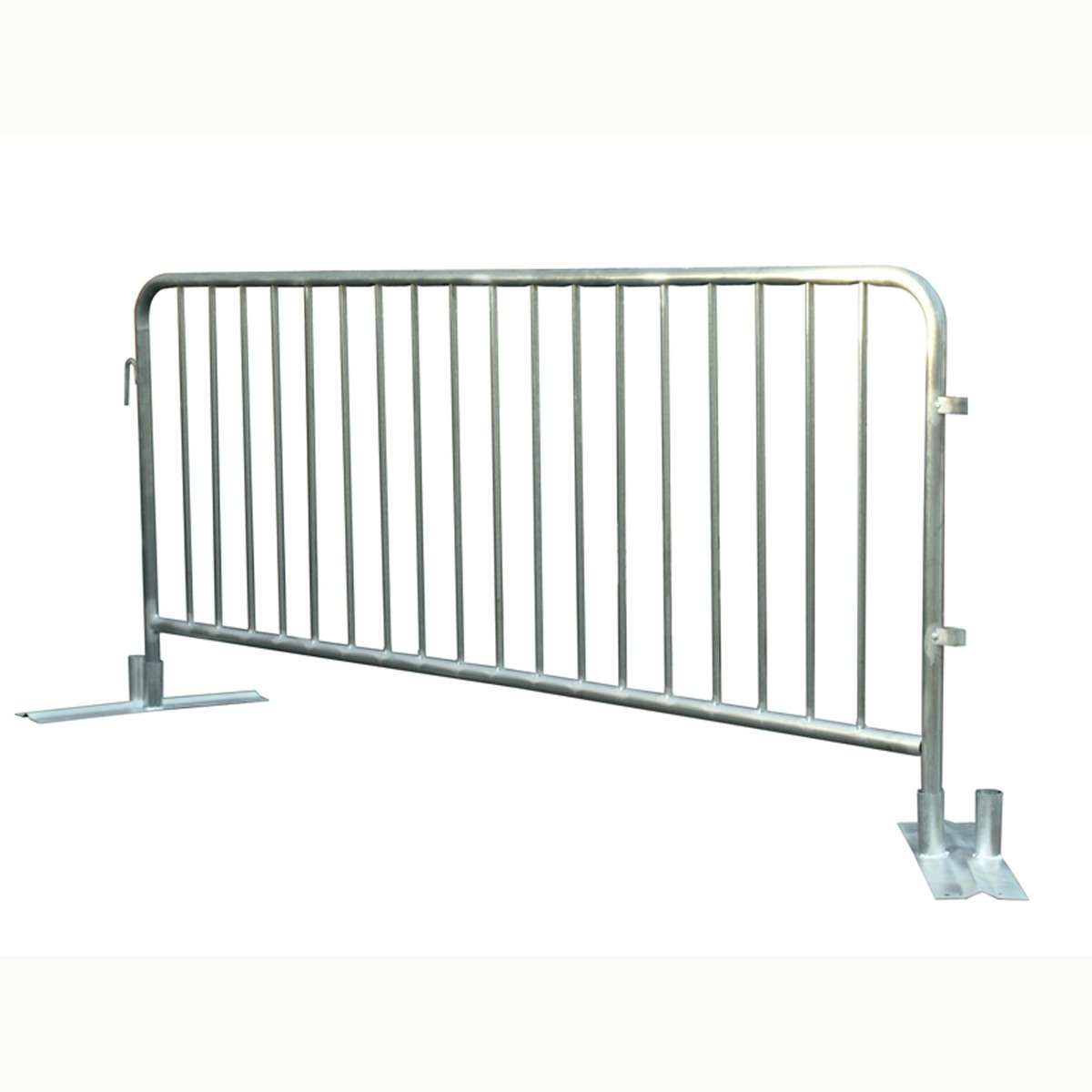 Висококвалитетна бариера за контрола на толпата и челичен материјал БС стандардна топла поцинкувана полициска ограда за контрола на толпата