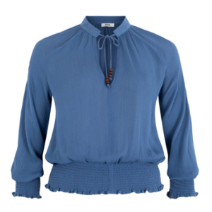 Veleprodaja OEM Proljeće Ljeto Ženska Smocking Rayon Krep bluza
