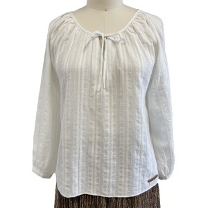 Veleprodaja po narudžbi proljetno ljeto ženske pamučne žakard bluze