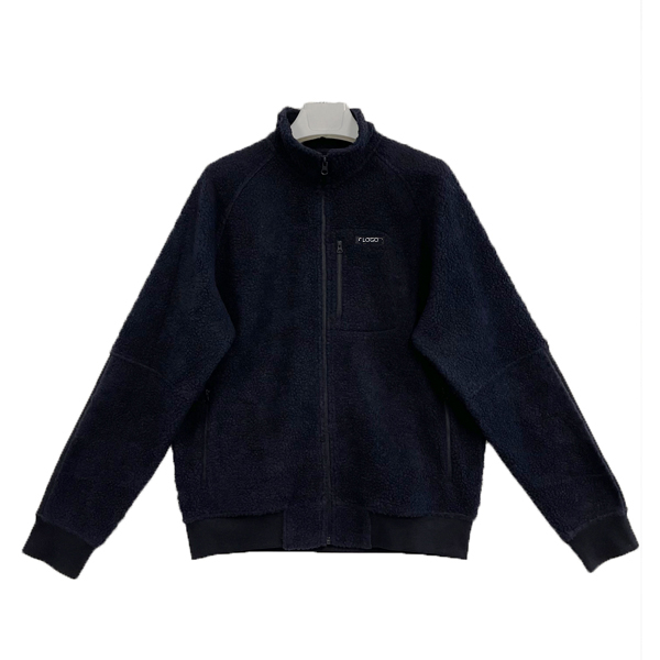 Wholesale Custom Made Mens Weqfa Sherpa Full Zip Fleece Jacket