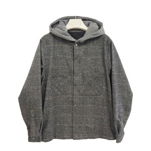Wholesale Custom Made Autumn Winter Men’s  Hooded wool jacket