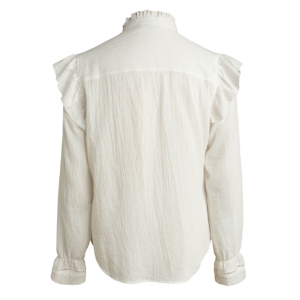 Veleprodaja OEM proljeće ljeto ženska pamuk krep bluza čipkana košulja