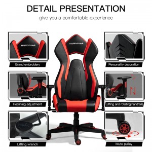 HAPPYGAME ODM Novi modni dizajn Računalna stolica Popularni uredski namještaj za igraće stolice