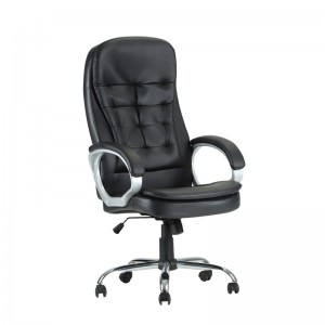 HAPPYGAME Boss Chair כיסא משרד מנהלים מסורתי עם גב גבוה