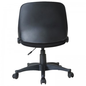 HAPPYGAME Boss Office Products Silla de trabajo multifunción sin brazos en negro