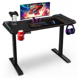 HAPPYGAME Qhov siab Adjustable Electric Standing Desk 120 x 60 cm