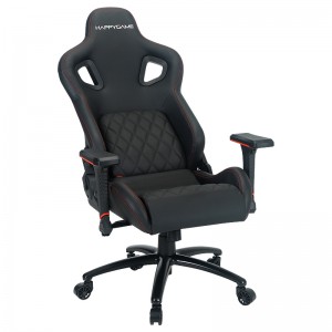 HAPPYGAME Ergonomisks spēļu krēsls Sacīkšu stila datora datora krēsls ar augstu muguru