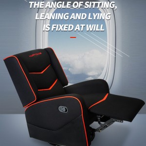 HAPPYGAME เก้าอี้โซฟาหมุนได้ 360 องศาสำหรับผู้ใหญ่ผู้เอนกายสไตล์รถแข่งปรับได้