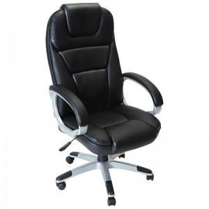 2022 оптовая цена Эргономичный офисный стул из искусственной кожи с высокой спинкой
