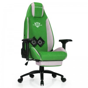 I-HAPPYGAME Gaming Office High Back I-Computer Ergonomic Chair ene-Footrest ne-Fan