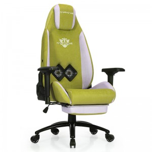 HAPPYGAME Gaming Office magas háttámlájú, ergonomikus számítógépes szék lábtartóval és ventilátorral
