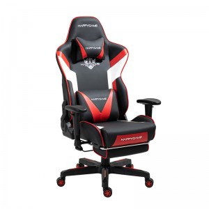 විශාල සහ උස Ergonomic Gaming Chair 350lbs-Racing Style Desk Office PC පුටුව