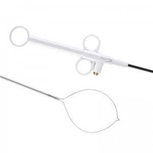 Disposable Gastric Endoscopy Polypectomy Cold Snarewith Braided Loop