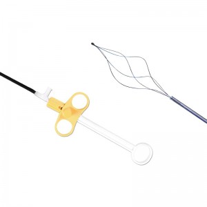 Endoscopic Devices Rotatable Biliary Disposable Stone Extraction Basket for Ercp