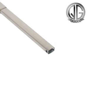 Tige rectangulaire télescopique en aluminium de haute qualité personnalisée