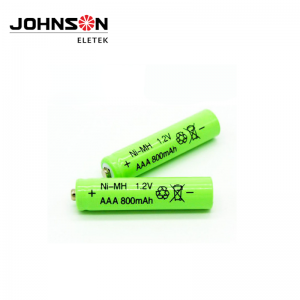 OEM/ODM Factory Rechargeable NiMH 1.2V AAA 1000mAh Rechargeable Battery Pack for LED and Electronic Product