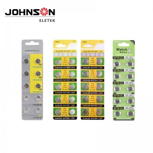Factory wholesale Lr521 Lr63 379 - LR55 AG8 0%hg pb 1.5V Alkaline Battery 42mAh Button Cell For Led Lights – Johnson