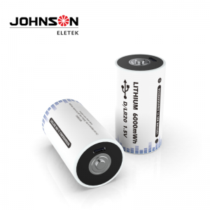 Batería D recargable USB 1,5 V Puerto tipo C Carga USB Paquete de baterías de carga rápida