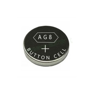 Iseyili ye-Alkaline Button Cell AG8 Lr55 191 L1120 45mAh 1.5V Alkaline Button Cell for LED Lights