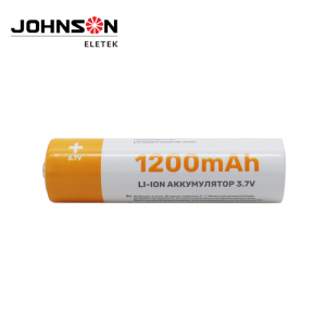 8 Year Exporter 18650 Lithium Ion Battery 3.7v 2000 - 18650 Lithium Li-ion Battery 3.7V 1200mAh Factory Price and Bulk Stock  – Johnson