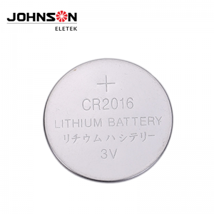 အမှတ်တံဆိပ်နာရီ ဘက်ထရီများအတွက် CR2016 Lithium Battery 3V Coin Button CR စီးရီး