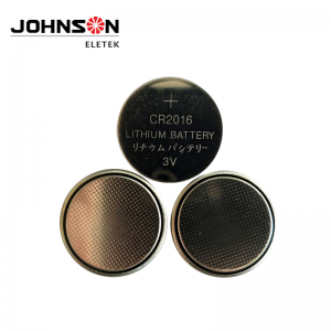 ब्रान्डेड घडी ब्याट्रीहरूको लागि CR2016 लिथियम ब्याट्री 3V सिक्का बटन CR श्रृंखला