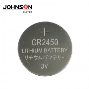 CR2450 литиева клетъчна монета-заменя батерия 3V с голям капацитет за електронни Cale