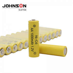 AA polnilna baterija NiCd 1,2 V baterijski paket za sončne luči, vrtne luči