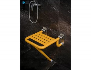 HS-03C (Stainless steel base) wall mounted shower chair
