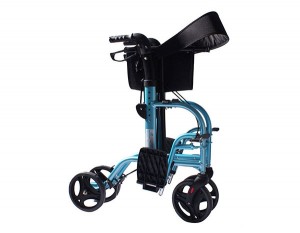 High quality manual walker wheel chair with seat–HS-9103