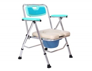 Luxury type flame retardant and waterproof PU seat commode chairs