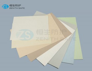 Anti-bacterial wood color regular color PVC vinyl wall sheet for wall protection