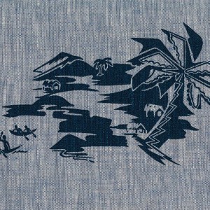 Висококвалитетна ленена ткаенина со печатење 100 против пилинг за облека